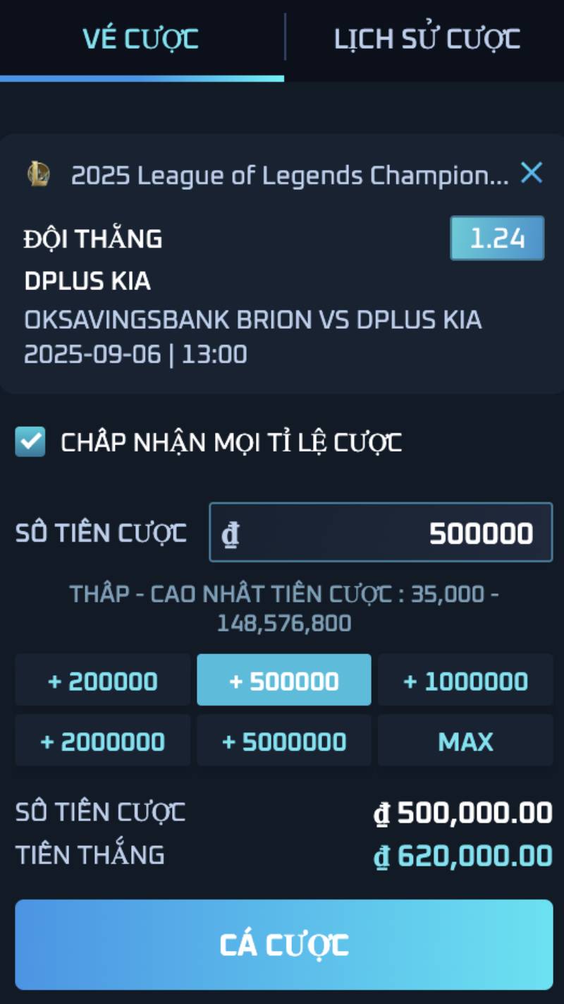 Đặt cược vào những kèo có khả năng mang lại lợi nhuận cao
